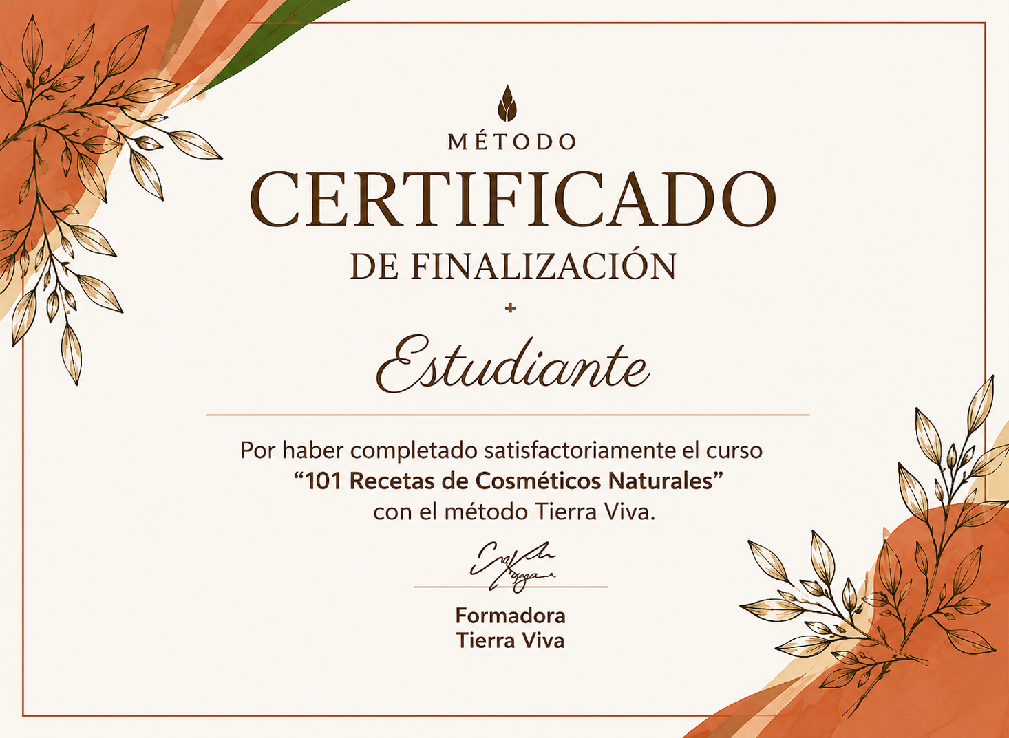 Certificado en Cosmetología Natural