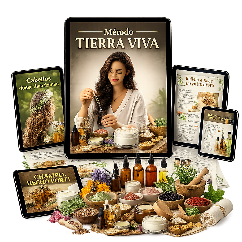 Método Tierra Viva - EBOOK CON MÁS DE 101 RECETAS DE COSMÉTICOS NATURALES